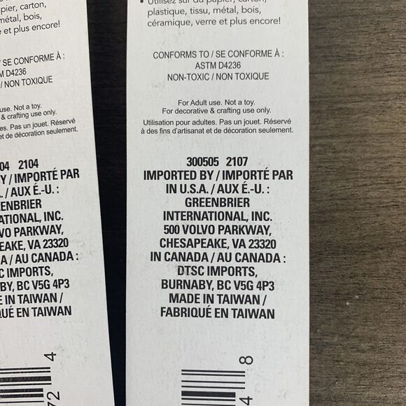 5 Crafter Square Metallic Marker 0.05 In Fine Tip Point DIY Cards Rose Gold Blue - Picture 6 of 6